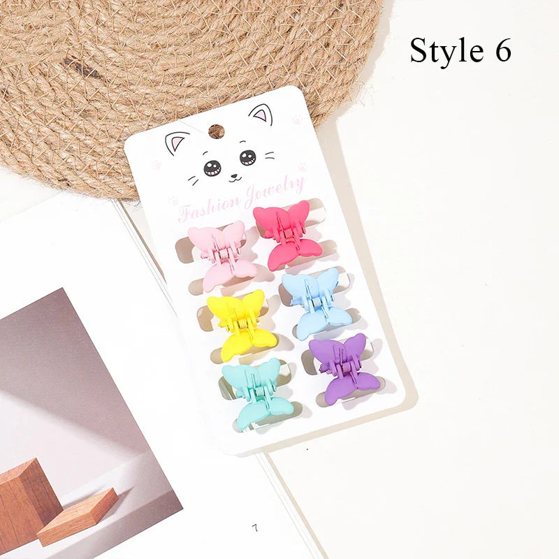 Hair Accessories For Women 6Pcs/Set Mini Crab Hair