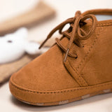 Newborns Baby Boys Girls Shoes Retro PU Soft