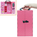 Fashion Dollhouse Furniture 67 Items/Set = 1x Wardrobe