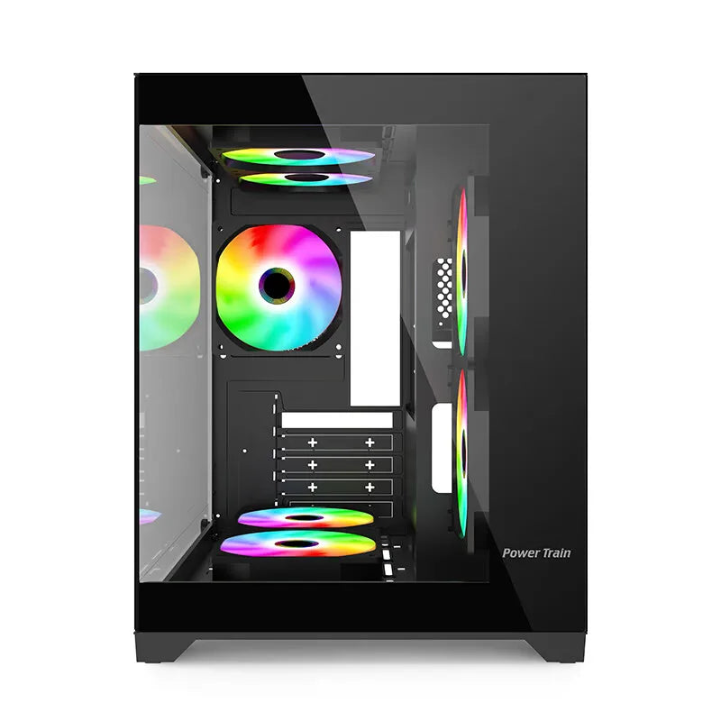 Power Train Seaview Glaze MATX Case Panoramic Side