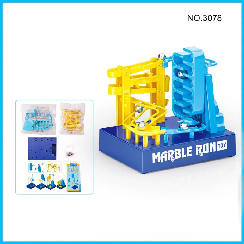 New Building Blocks Electronic Construction Runway Race Track