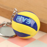 1xFashion PVC Volleyball Keychain Ornaments Business Volleyball Gifts