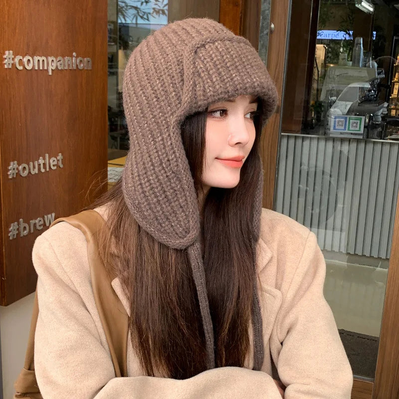 Autumn Women Warm Cap Winter Men Knitted Beanie