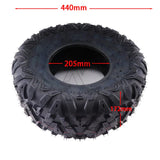 8 Inch Tubeless Tires - Front 19x7-8 Rear 18X9.50-8 Kart, ATV, UTV Dirt Bike Tires, Quad Dirt Buggy Road Tires