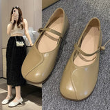Concise Designer Drawstring Flats Women 2023 Casual Comfort