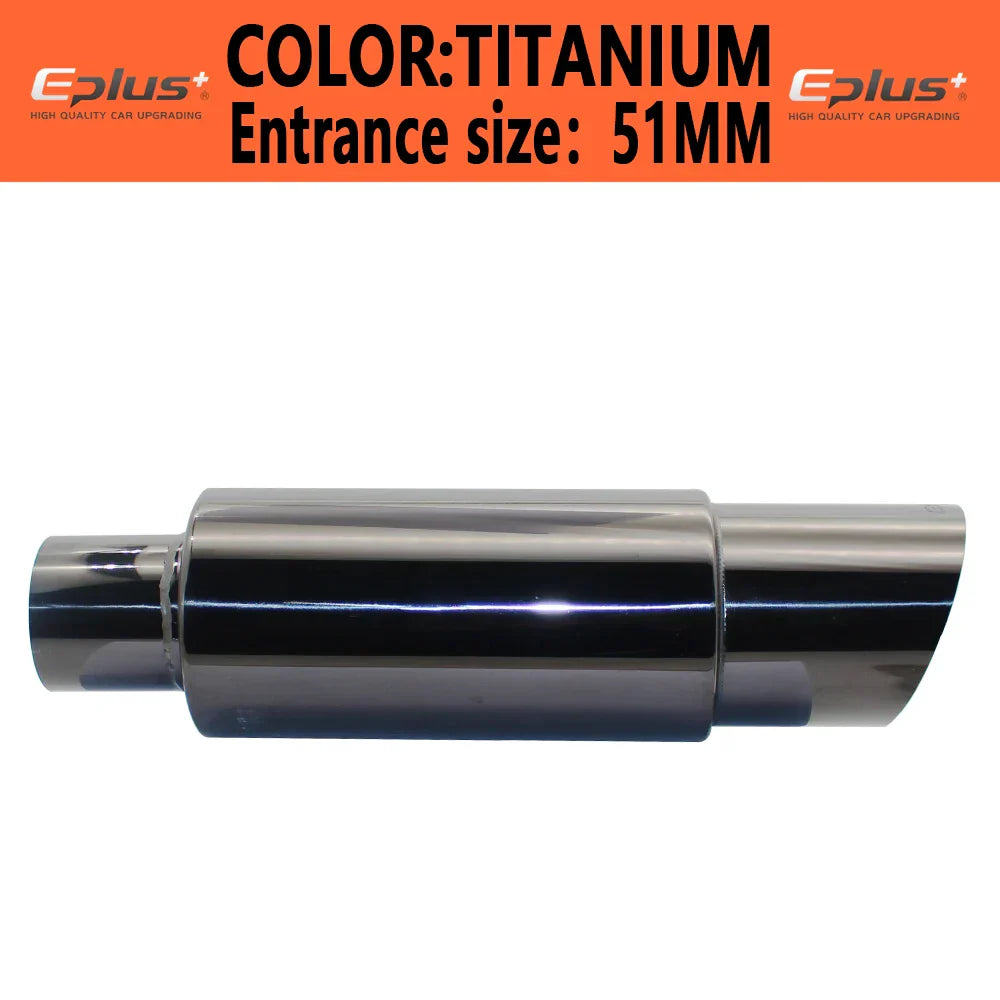 EPLUS Car exhaust pipe muffler Tail Pipe Universal
