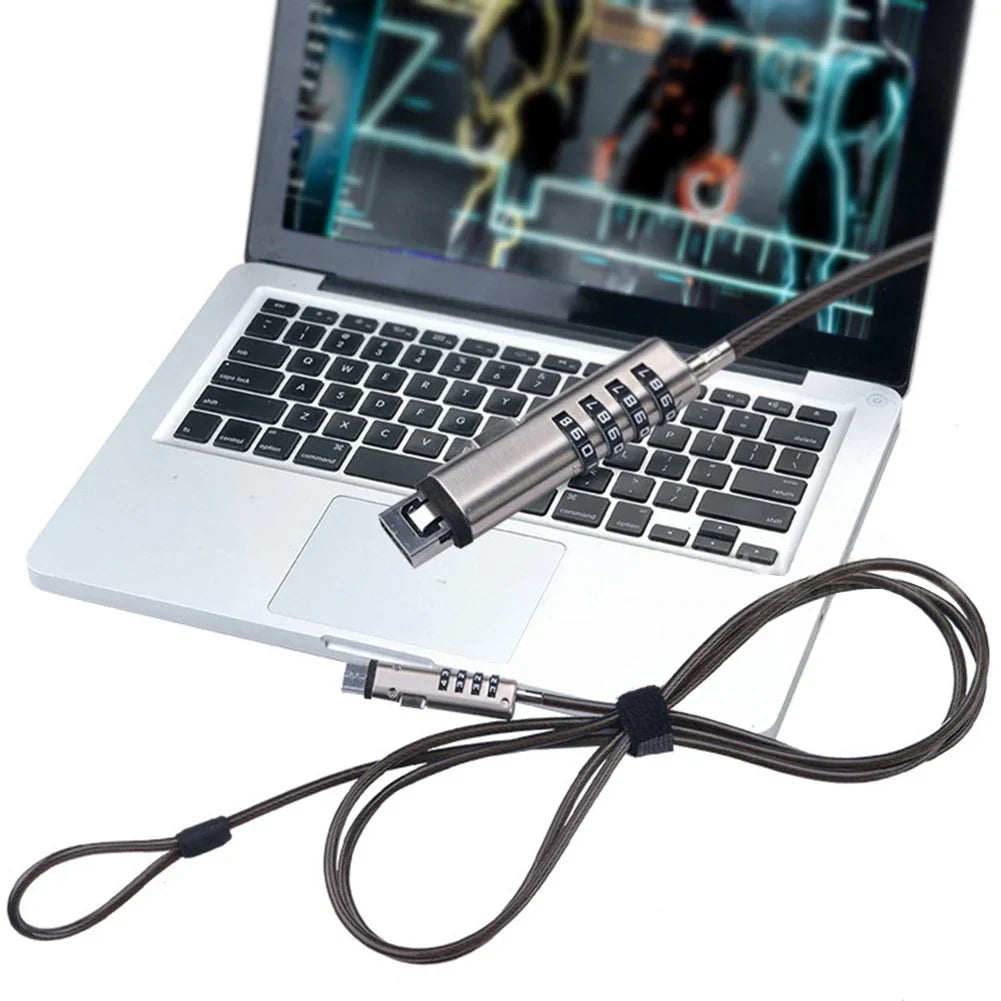 Security Cable USB Port Laptop Lock 4 Digit