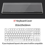 Acrylic Dust Cover for Keyboard Waterproof Dustproof Anti