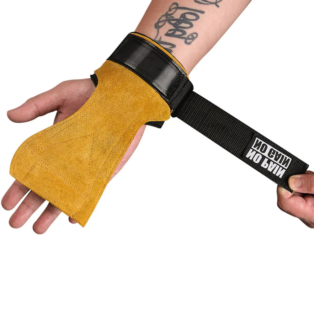 Weight Lifting Hand Grips Workout Pads Adjustable Wrist