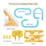 Kids Electric Small Duck Climbing Stairs Toy DIY