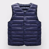 2023 Autumn Winter Men Warm Vest Jacket Male