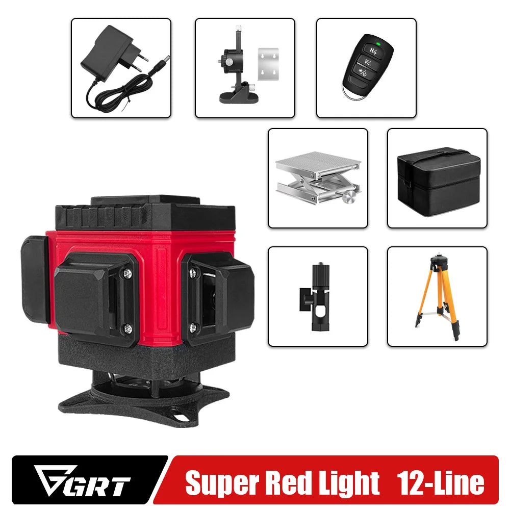 Laser Level Red Line Self Leveling 360 Horizontal