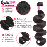 Body Wave Bundles Human Hair With Frontal 13x4