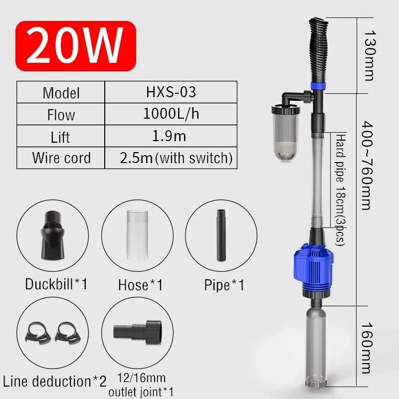 Automatic Aquarium Electric Gravel Cleaner