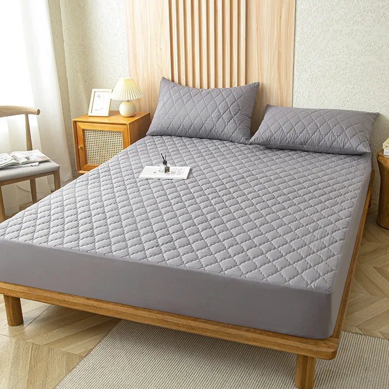 Waterproof Throw Mattress Cover Bed Fitted Sheet Mattress