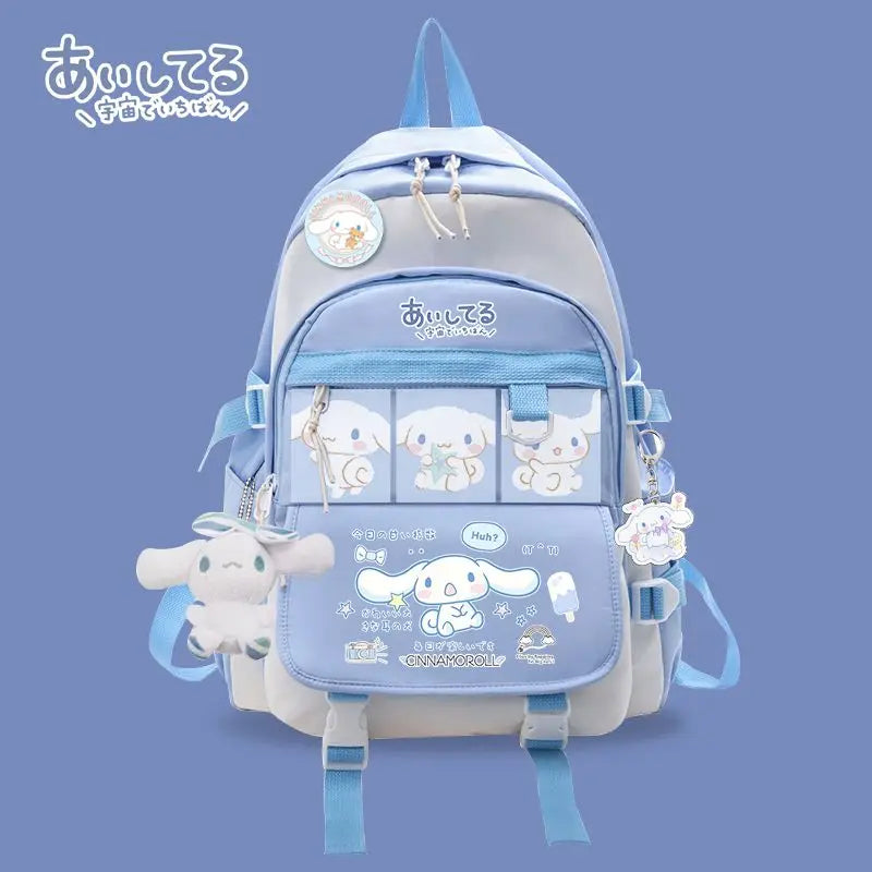 Anime Sanrio Plush Toy Cinnamoroll Backpack Children Girl