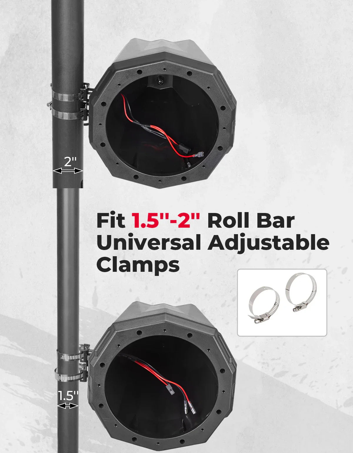 For Can Am UTV ATV Speaker Enclosure Accessories