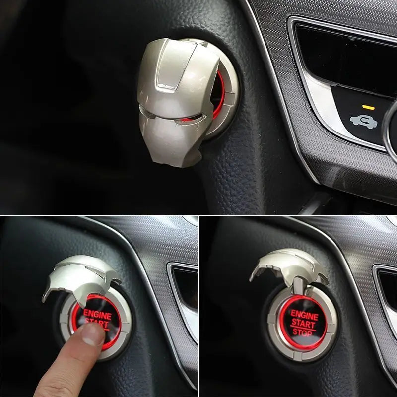 Car Interior Engine Start Stop Switch Button Cover