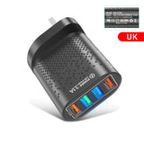 3.1A USB Charger Mobile Phone Adapter 4 Ports