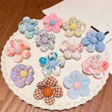 10Pcs Baby Cute Flower Hair Ring Rope Elastic