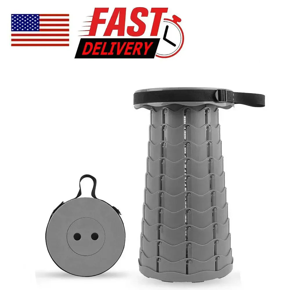 Portable Folding Fishing Chair Outdoor Camping Retractable Stool
