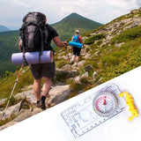Drawing Scale Compass Navigation Map Reading Ruler Outdoor