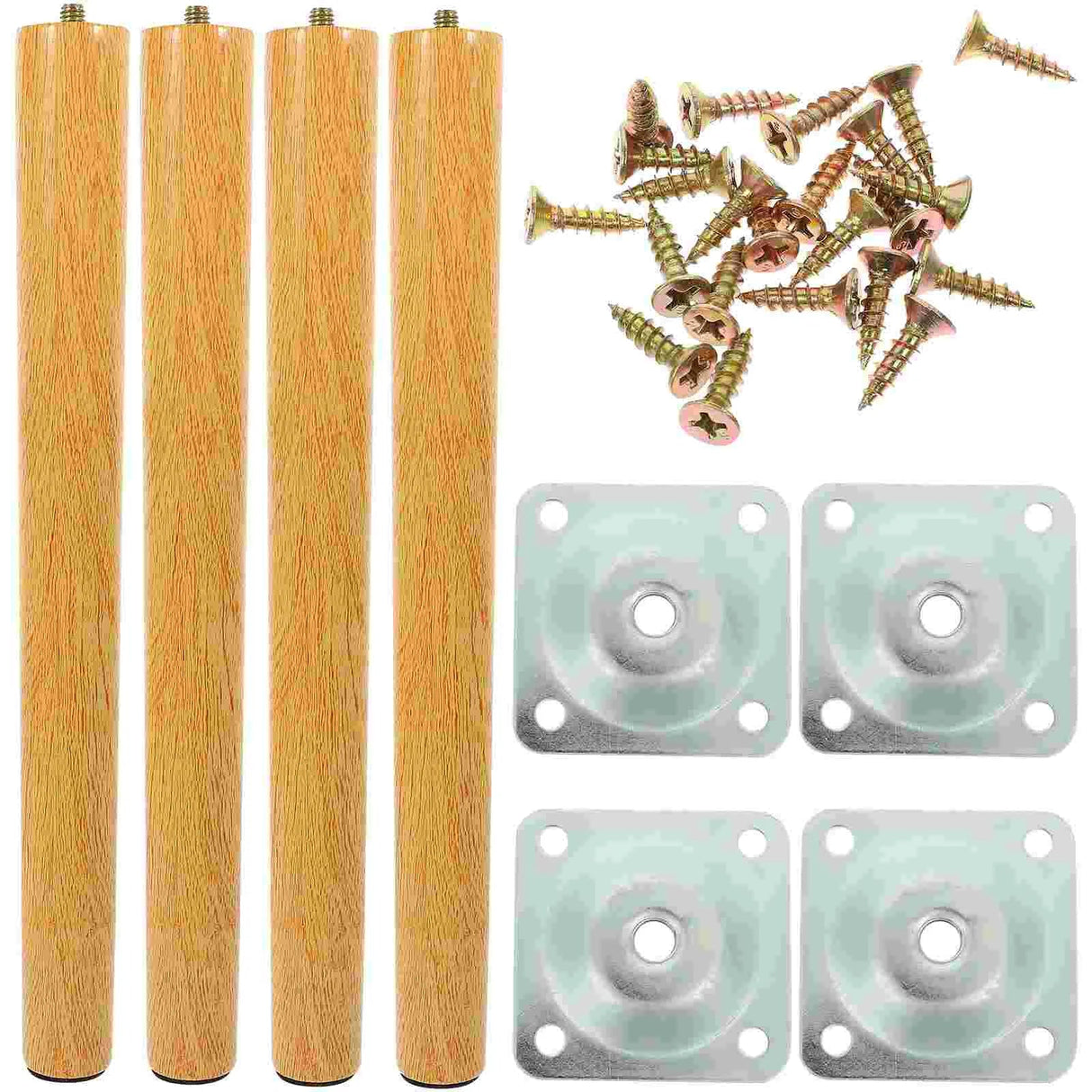 Solid Wood Table Legs Furniture Replacement Parts Dining
