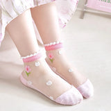 5 Pairs/Lot Summer Children Cotton Socks Boy Girl