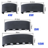 LED Wall Lamp Outdoor IP65 Waterproof Up Down