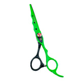 6" Black Green Hair Scissors Barber Hairdressing Tools