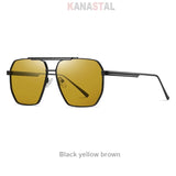 Men's Polarized Sunglasses UV400 TR Metal Colorful Square