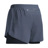 2023 Sport Shorts Men Sportswear Double-deck Training Short