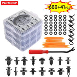 100/415/680PCS Car Fastener Clips Mixed Car Fasteners Door