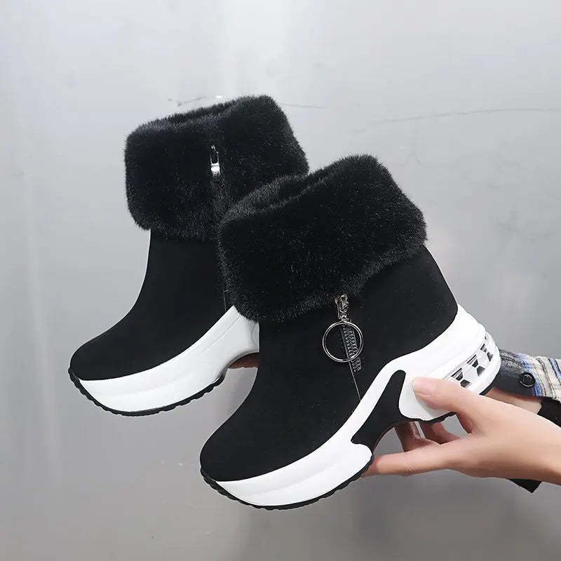 Winter Women Warm Sneakers Platform Snow Boots 2022