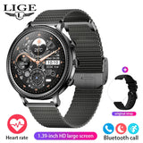 LIGE Luxury Smart Watches For Women Bluetooth Call