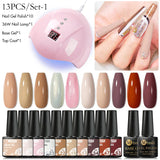 Mtssii 13/16Pcs Gel Nail Polish Set With 36W