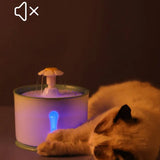 2.4L Pet Cat Dispenser Drinking Water Fountain Activated