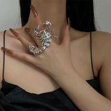 2023 Punk Luxury Scorpion Ring For Woman Retro