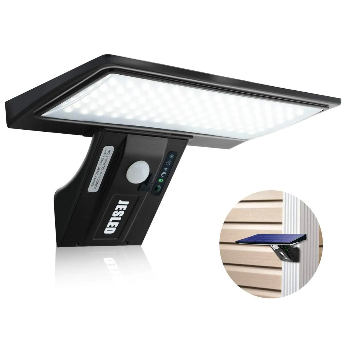 JESLED Outdoor Solar Light, 90 LED, LED Spotlight