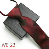 New Suit Business Zipper Tie for Man 48*7cm
