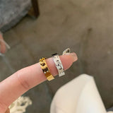 New Stainless Steel Twist Lock Ring Jewelry For