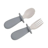 Solid Color Baby Gadget Tableware Set Children Utensil