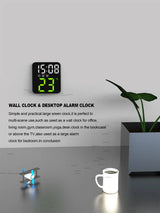 Digital Alarm Clock for Bedrooms with Temperature Adjustable