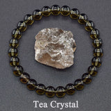 Real Natural Labradorite Stone Bead Bracelet Men Women