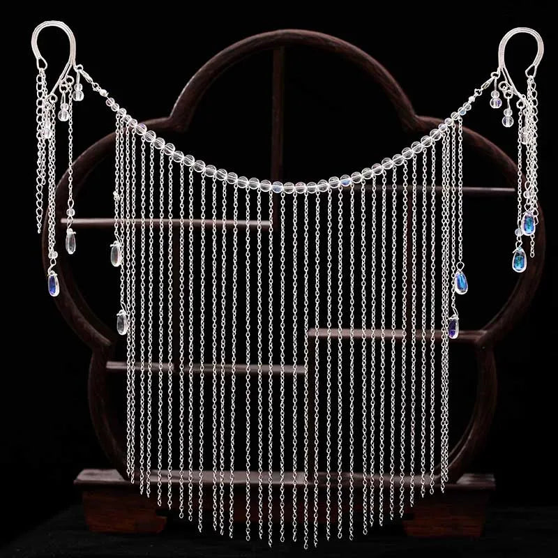 Antique Chinese Style Face Curtain Hanfu Hair Accessories