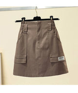 Plus Size 3XL 4XL PU Punk y2k Skirt