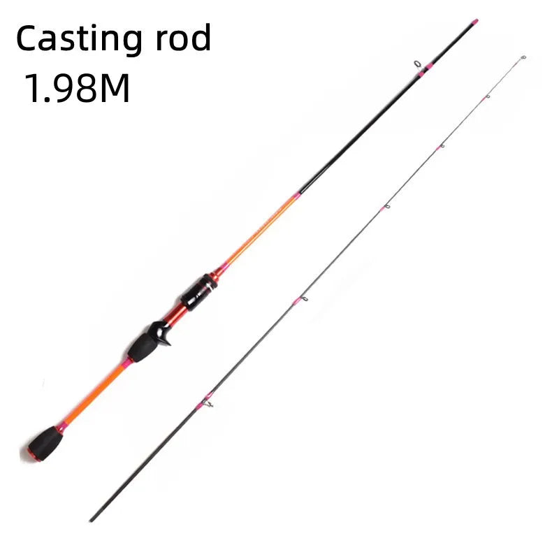 Mavllos Delicacy Solid Tip Bass Spinning Rod, Carbon