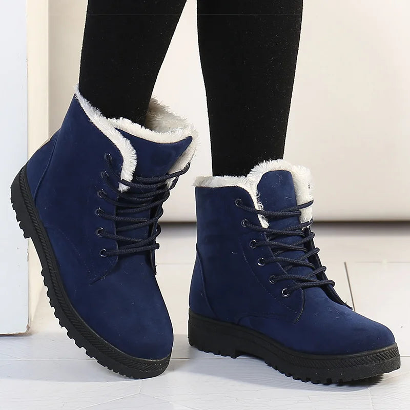 Women's Boots 2023 Winter Boots With Fur Low