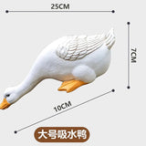 Cute Duck Resin Garden Statue Backyard Pond Ducks