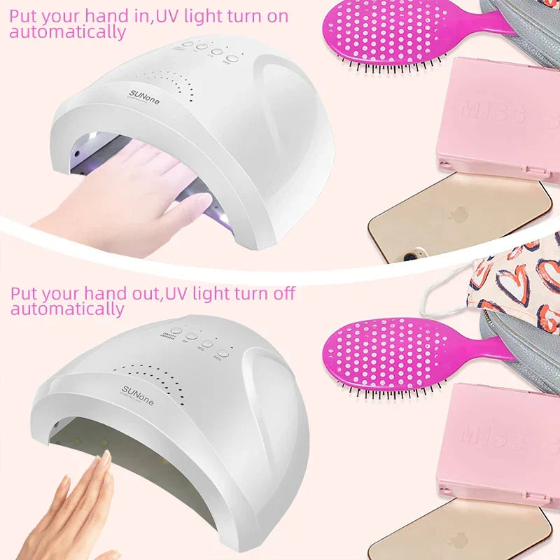 48W UV LED Nail Lamp for Quick Curing